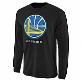 Golden State Warriors Noches Enebea Long Sleeve WEM T-Shirt - Black,baseball caps,new era cap wholesale,wholesale hats